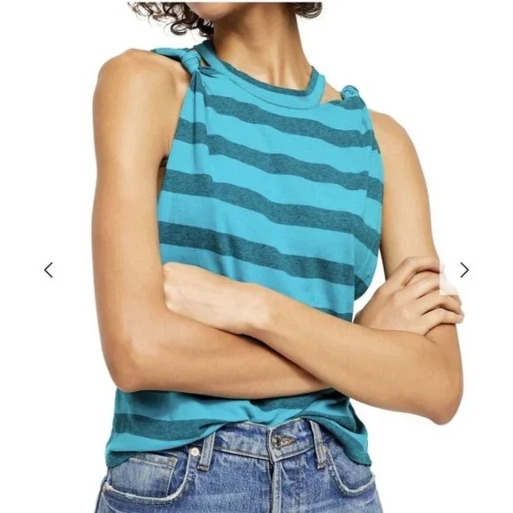 We The Free Knotted Tank Tee